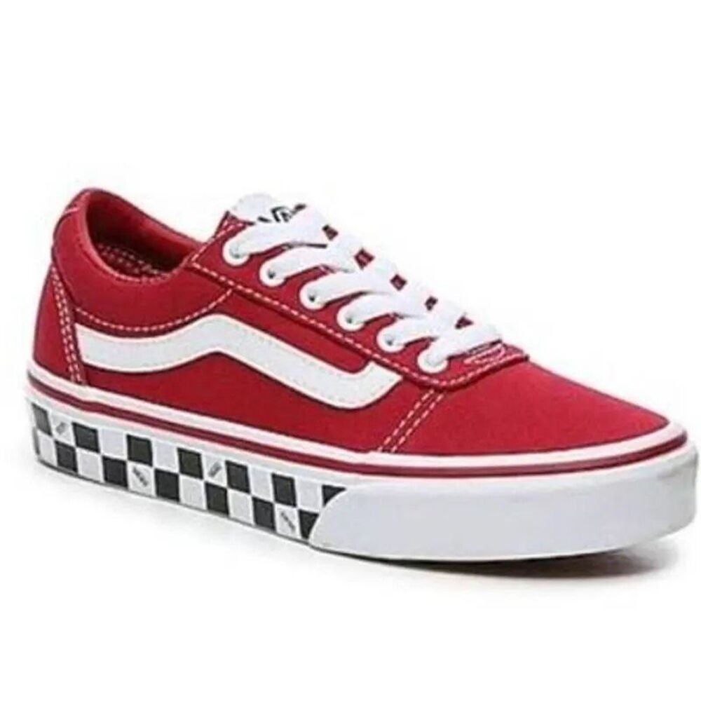 Vans old skool off the wall Sneakers Size 12 Youth red